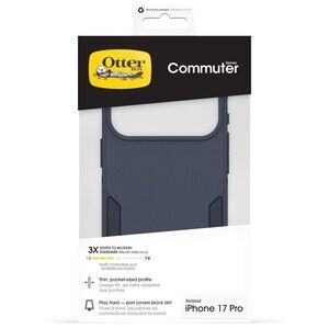 OtterBox Commuter Series iPhone 17 Pro Case - Dark Blue